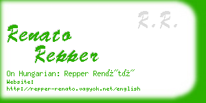 renato repper business card